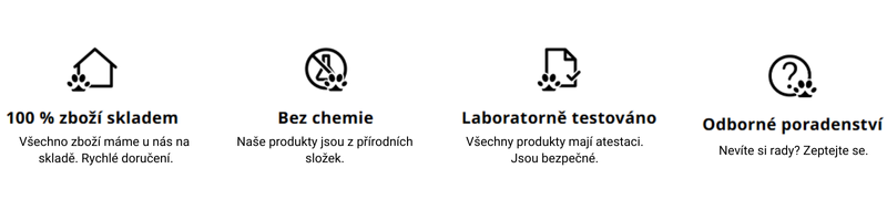 Všechno zboží máme u nás na skladě. Rychlé doručení.